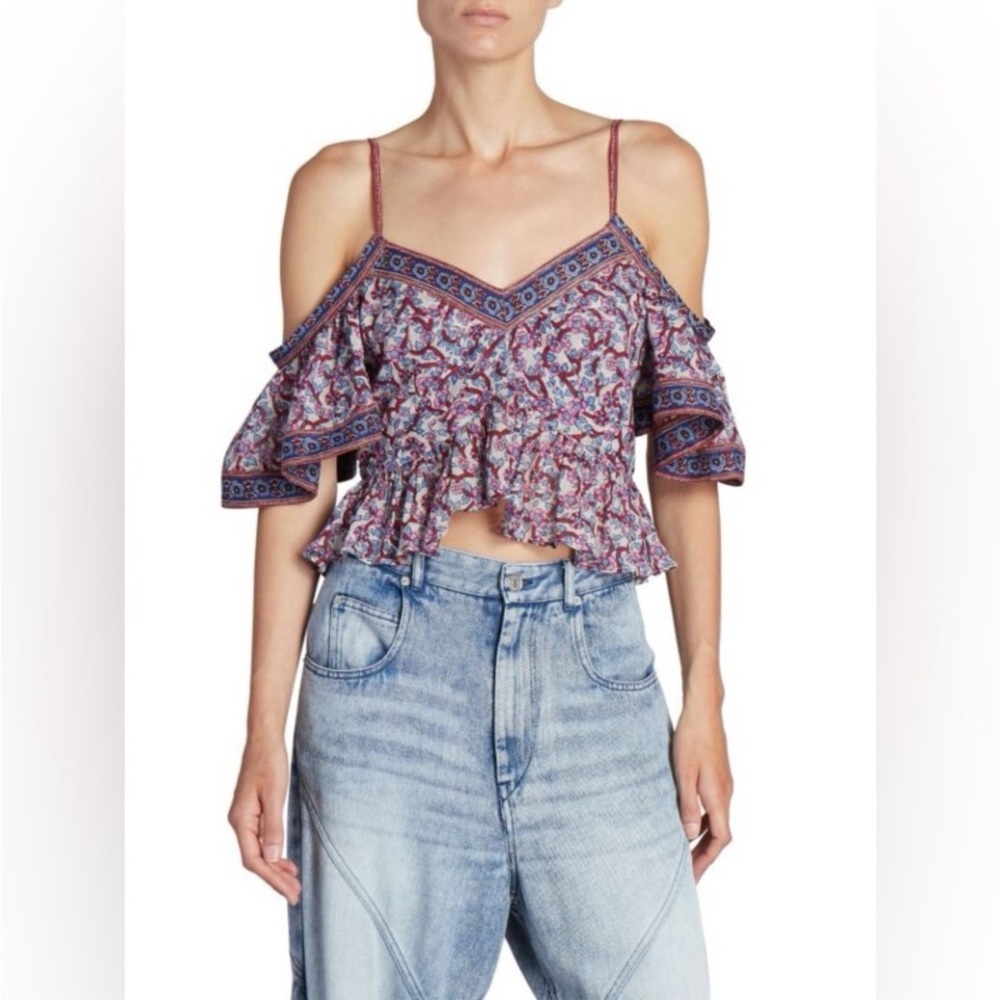 NWT   ISABEL MARANT ETOILE GARUVA OFF SHOULDER TOP